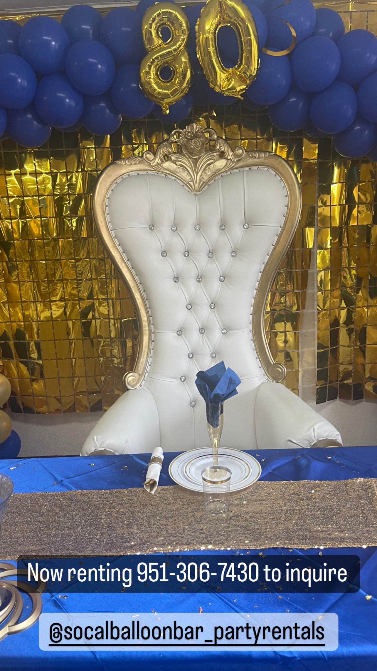 Throne Chair Rental